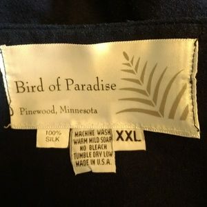 bird of paradise Jackets & Coats - Blue silk jacket bird of paradise Jackets & Coats - Blue silk jacket